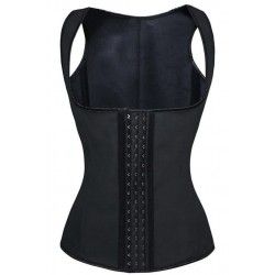 Corset-Chaleco Reductor Cintura - Negro