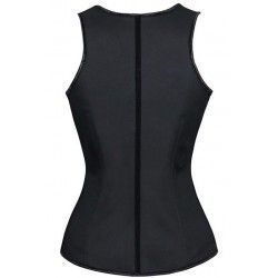 Corset-Chaleco Reductor Cintura - Negro