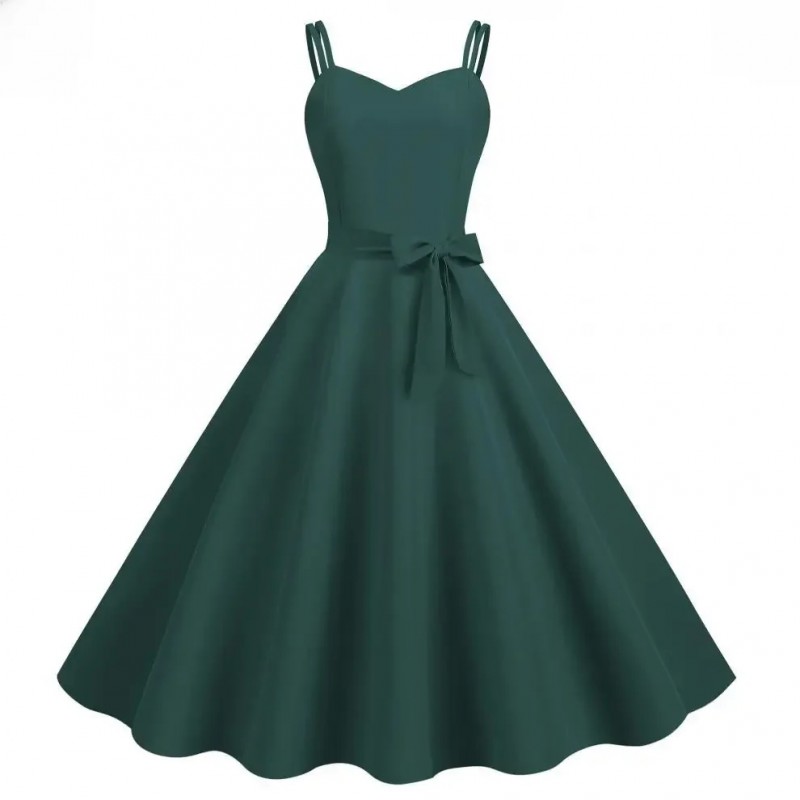 Green vintage dress
