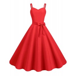 Vestido vintage rojo