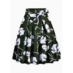vintage skirt with white...