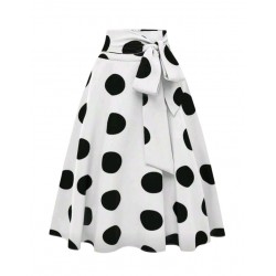 White vintage skirt with...