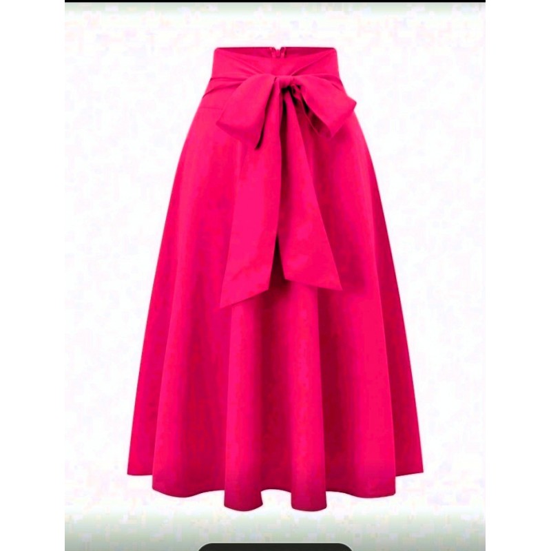 Falda vintage fucsia