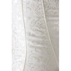 Corset damasquinado blanco
